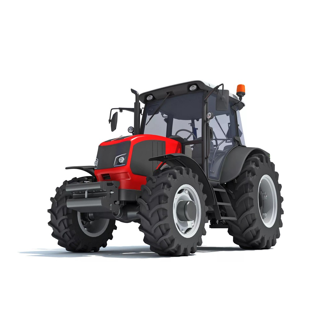 Ursus Tractor 3D Model – High Poly Game Asset, OBJ, FBX, PBR - View 15