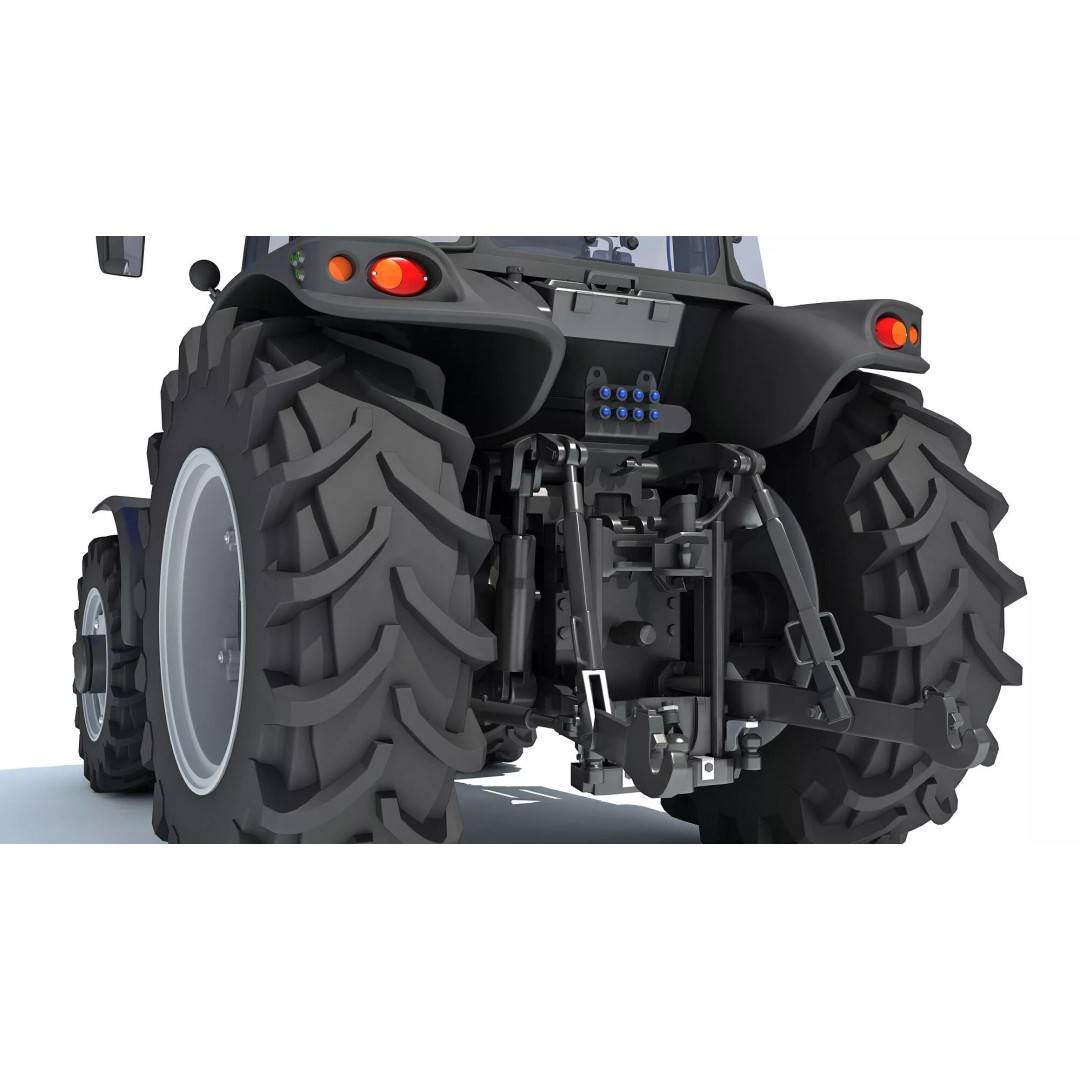 Ursus Tractor 3D Model – High Poly Game Asset, OBJ, FBX, PBR - View 17