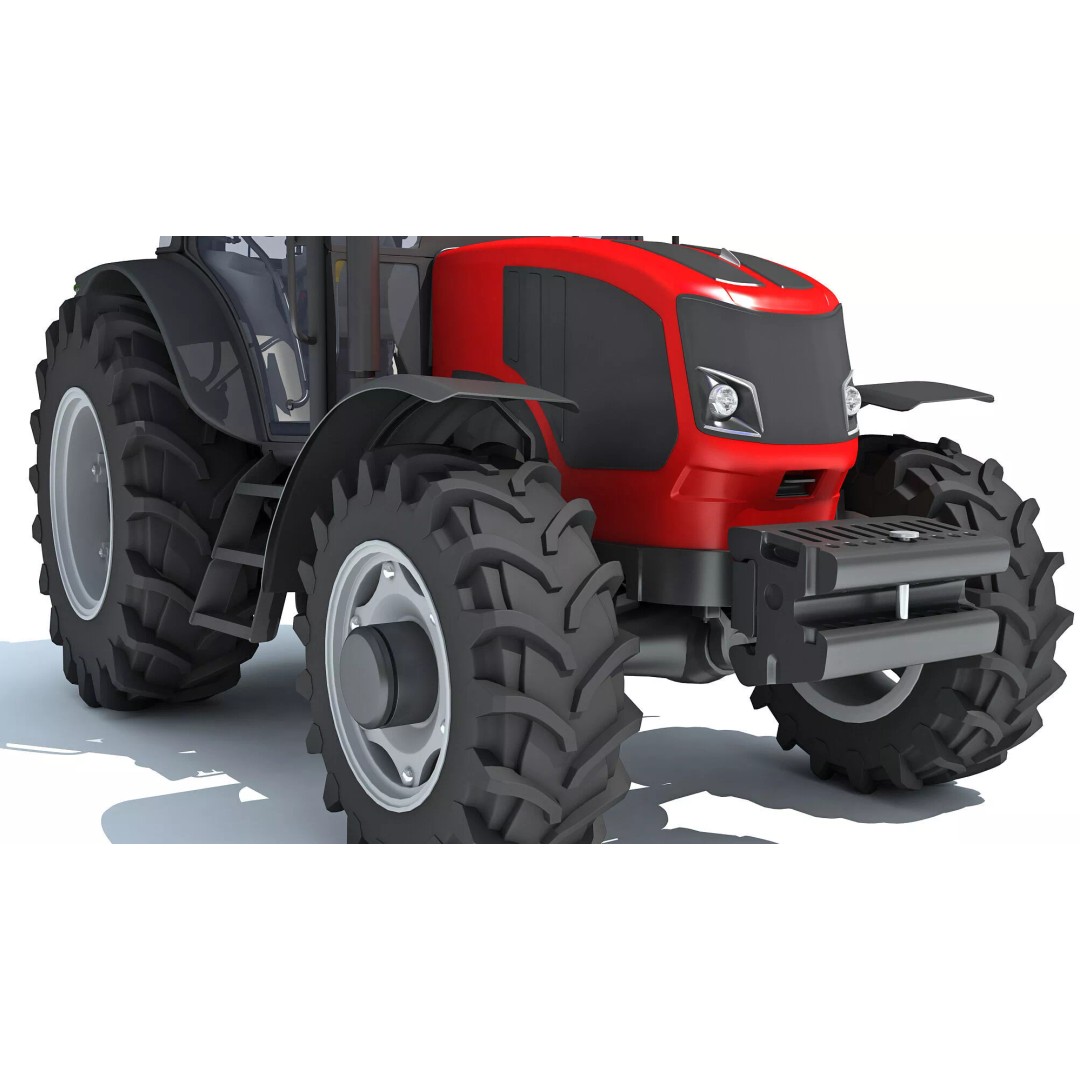 Ursus Tractor 3D Model – High Poly Game Asset, OBJ, FBX, PBR - View 18