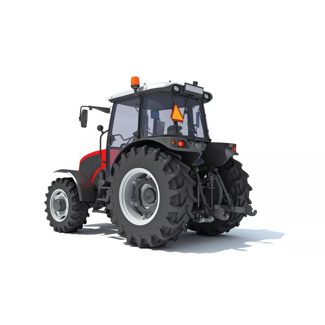 Ursus Tractor 3D Model – High Poly Game Asset, OBJ, FBX, PBR - View 5