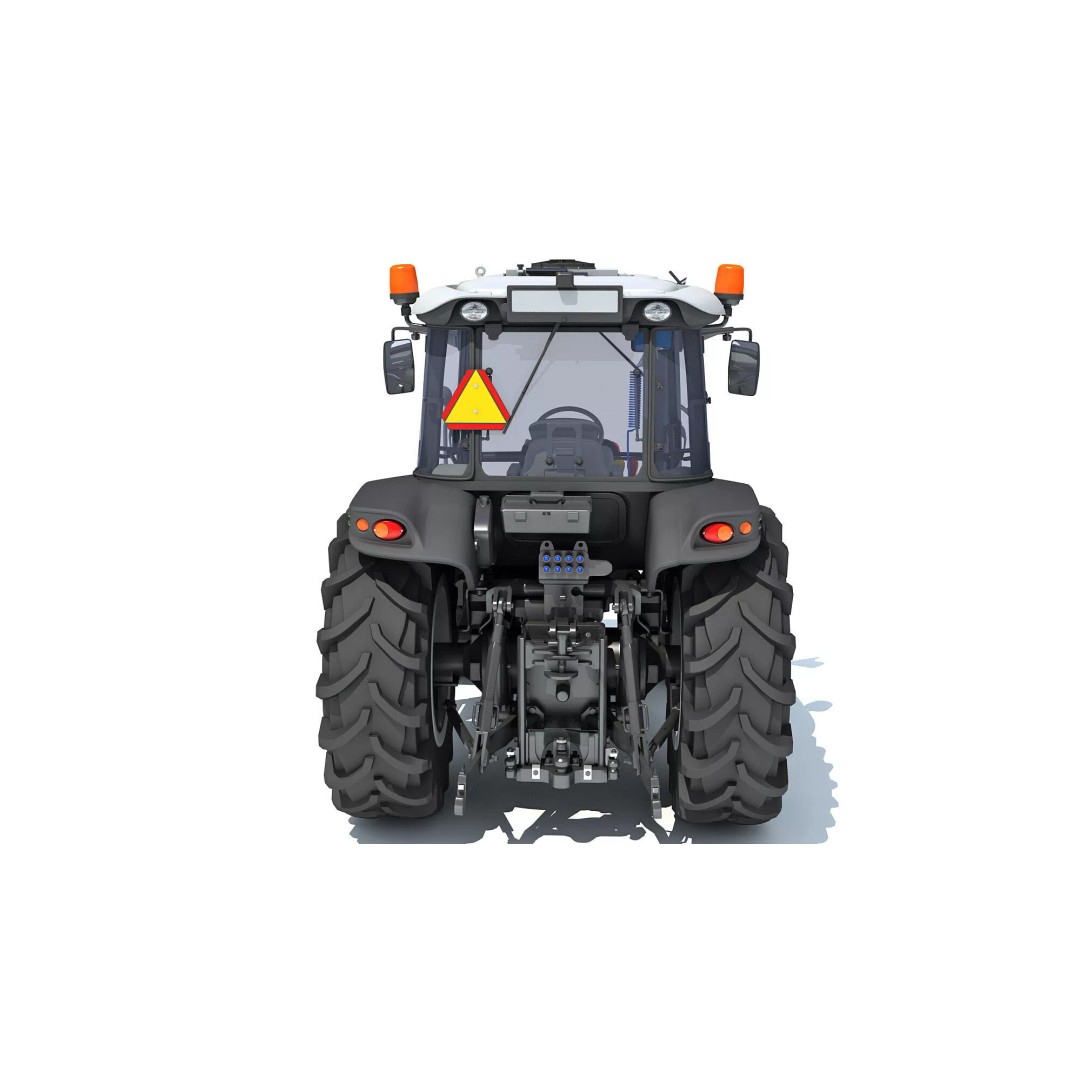 Ursus Tractor 3D Model – High Poly Game Asset, OBJ, FBX, PBR - View 6