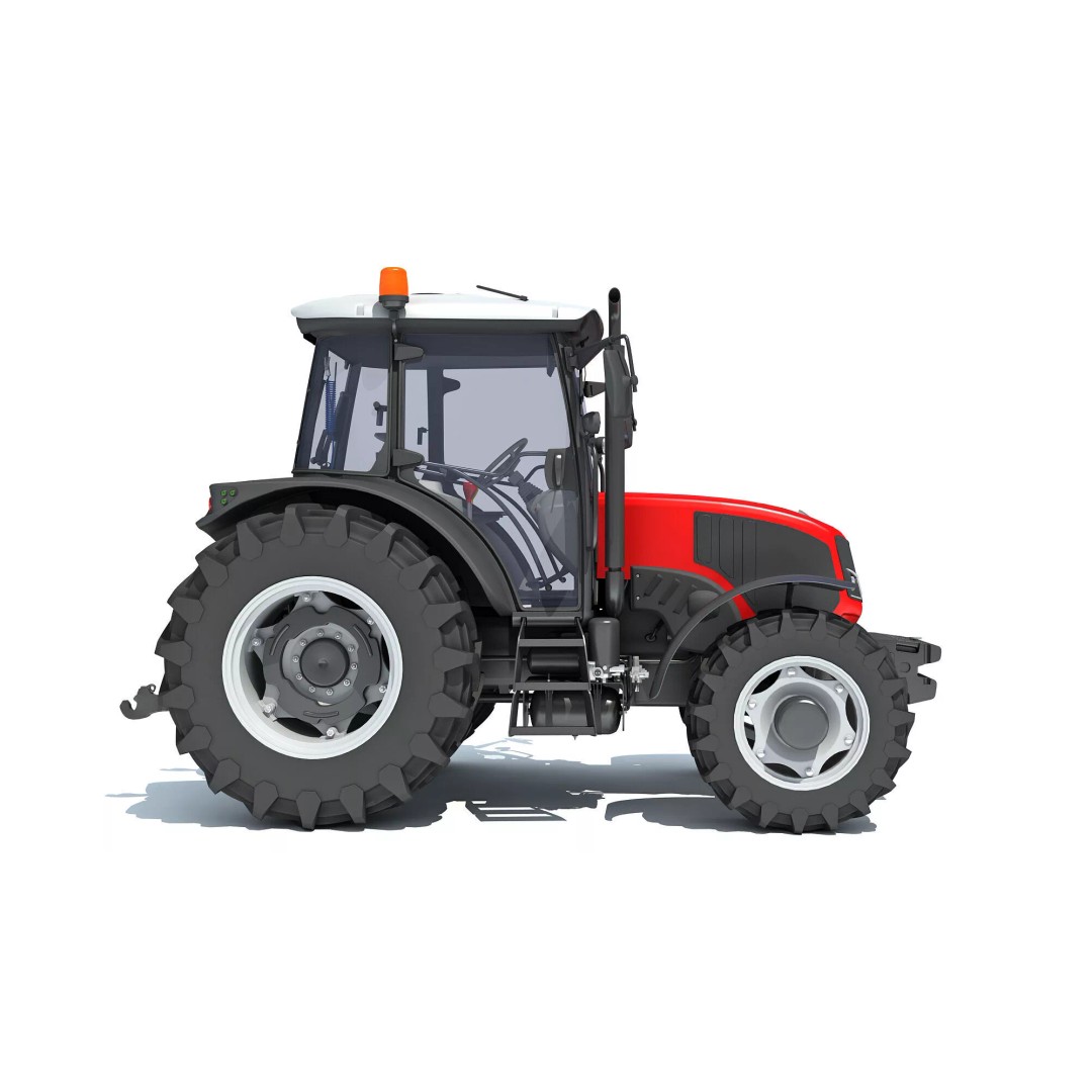 Ursus Tractor 3D Model – High Poly Game Asset, OBJ, FBX, PBR - View 9