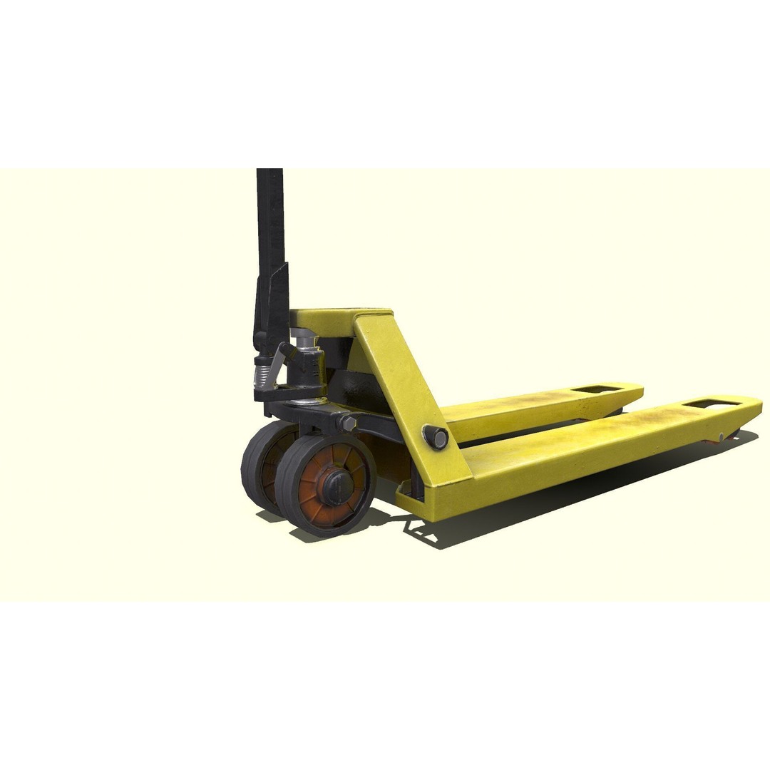 Hand Forklift 3D Model – Low Poly PBR Game Asset, FBX, OBJ - View 10