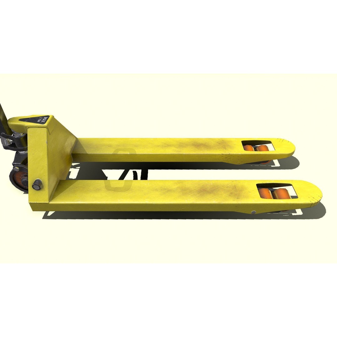 Hand Forklift 3D Model – Low Poly PBR Game Asset, FBX, OBJ - View 11