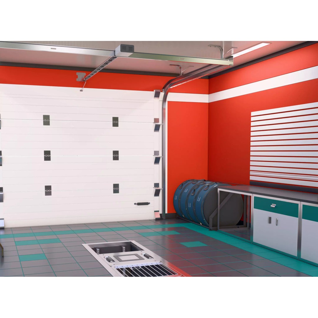Auto Service Garage Interior M1 3D Model – Professional Layout, Blender & FBX - View 2