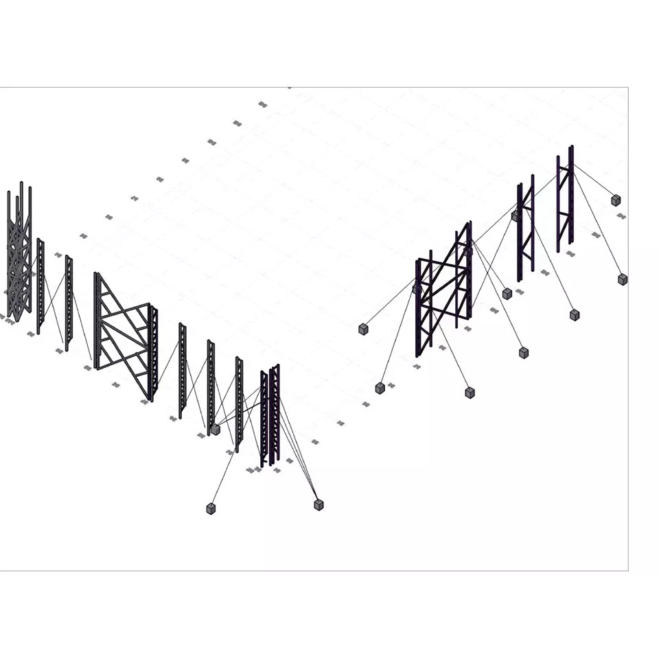 Steel Structure Hangar 3D Model – High-Quality CAD Asset for Engineering - View 14