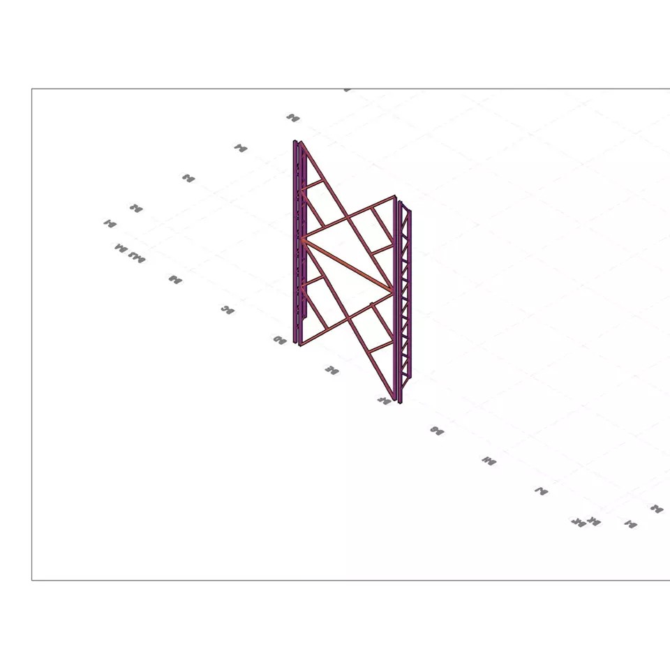 Steel Structure Hangar 3D Model – High-Quality CAD Asset for Engineering - View 34