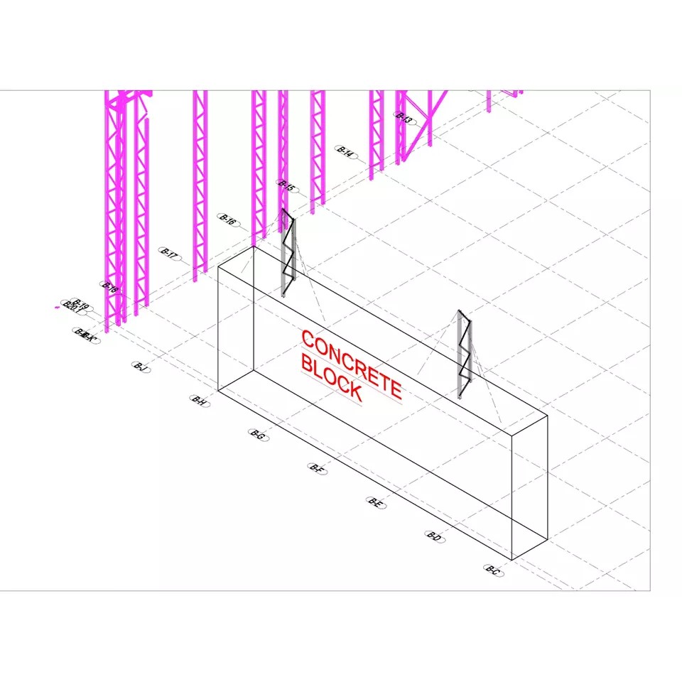 Steel Structure Hangar 3D Model – High-Quality CAD Asset for Engineering - View 40