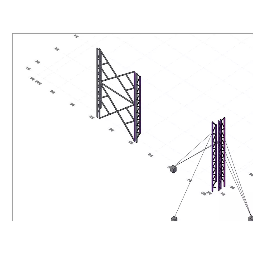 Steel Structure Hangar 3D Model – High-Quality CAD Asset for Engineering - View 45