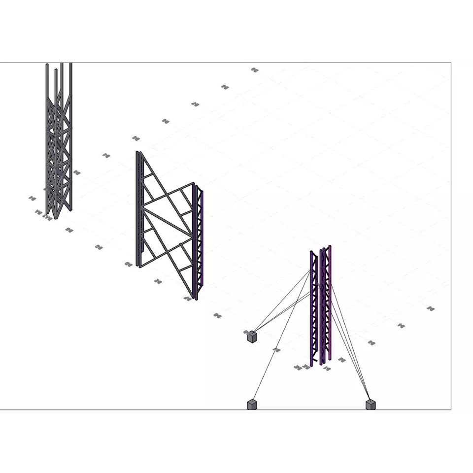 Steel Structure Hangar 3D Model – High-Quality CAD Asset for Engineering - View 47