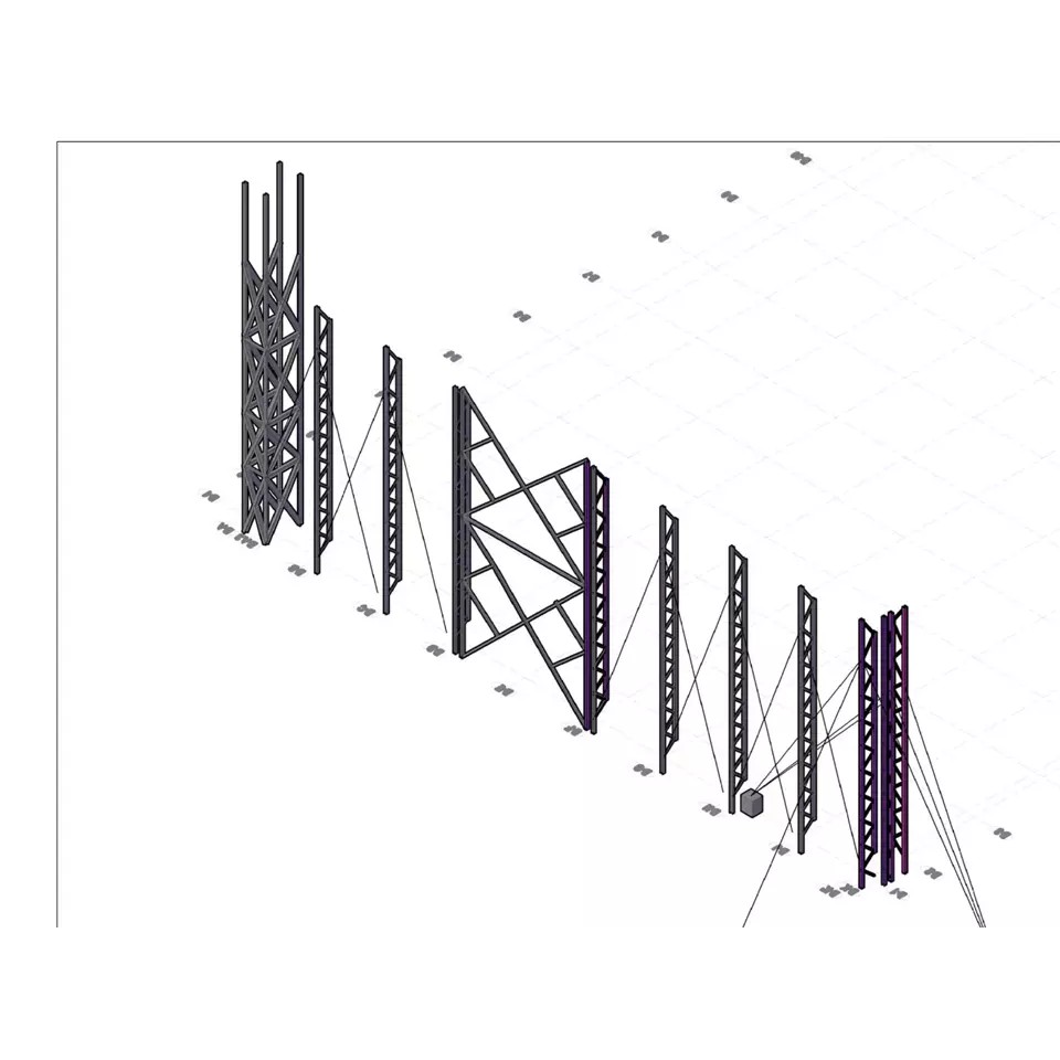 Steel Structure Hangar 3D Model – High-Quality CAD Asset for Engineering - View 48