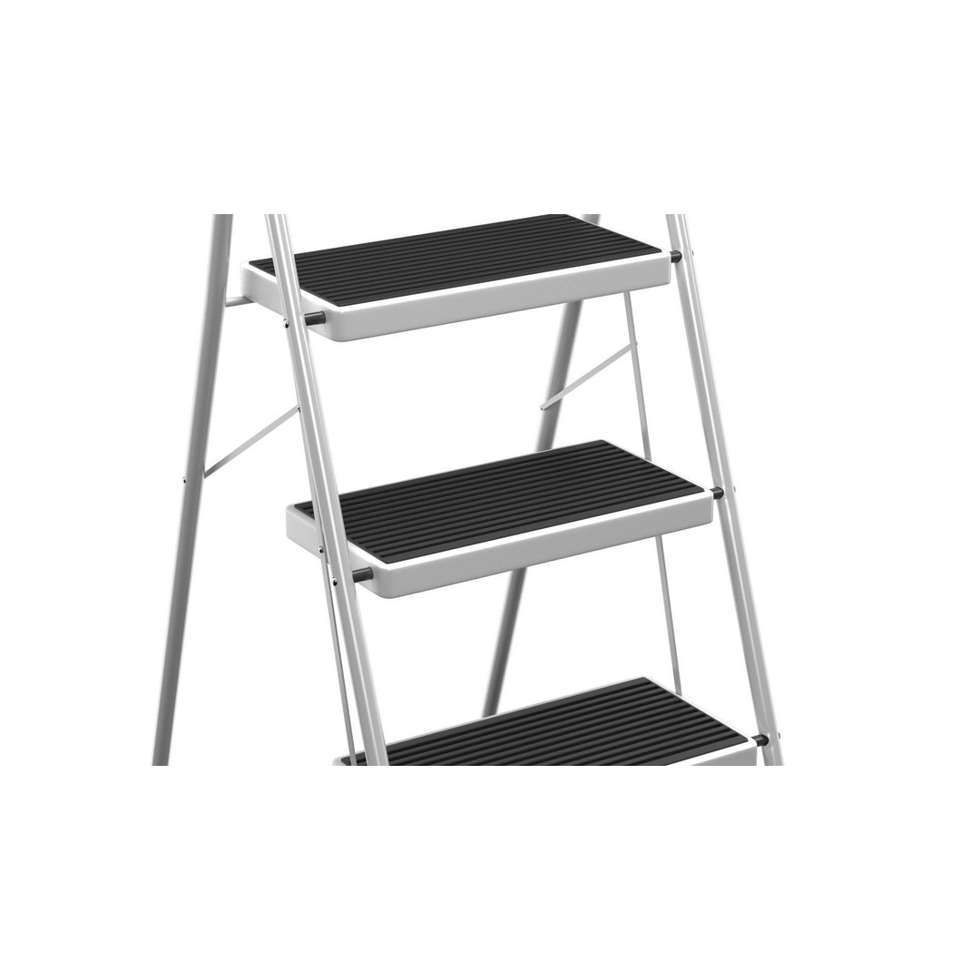 3 Step Folding Ladder 3D Model – Realistic PBR Asset, FBX, OBJ - View 4