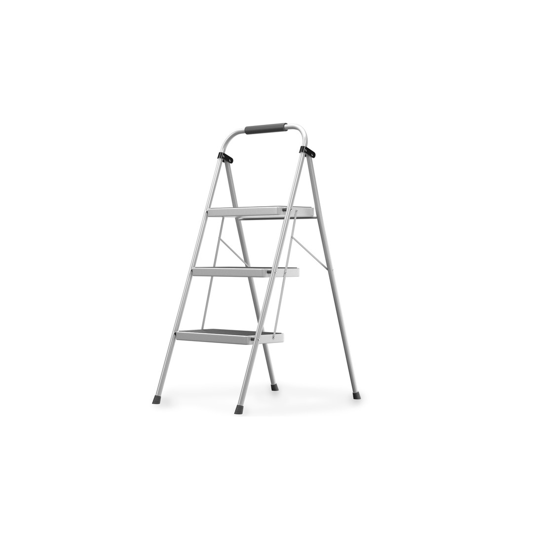 3 Step Folding Ladder 3D Model – Realistic PBR Asset, FBX, OBJ - View 8