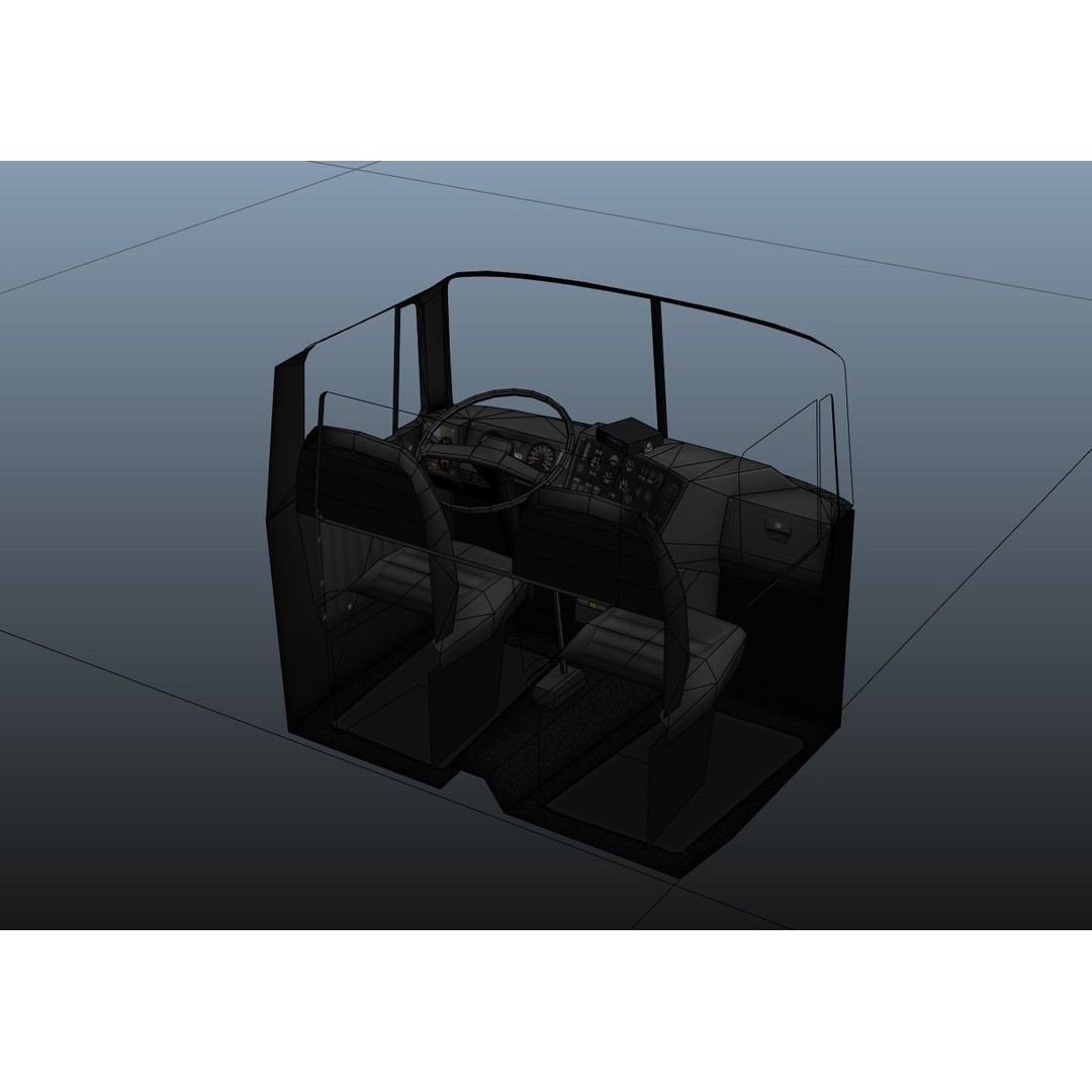 Vintage American Tanker Truck 3D Model – Low Poly Game Asset, FBX - View 45
