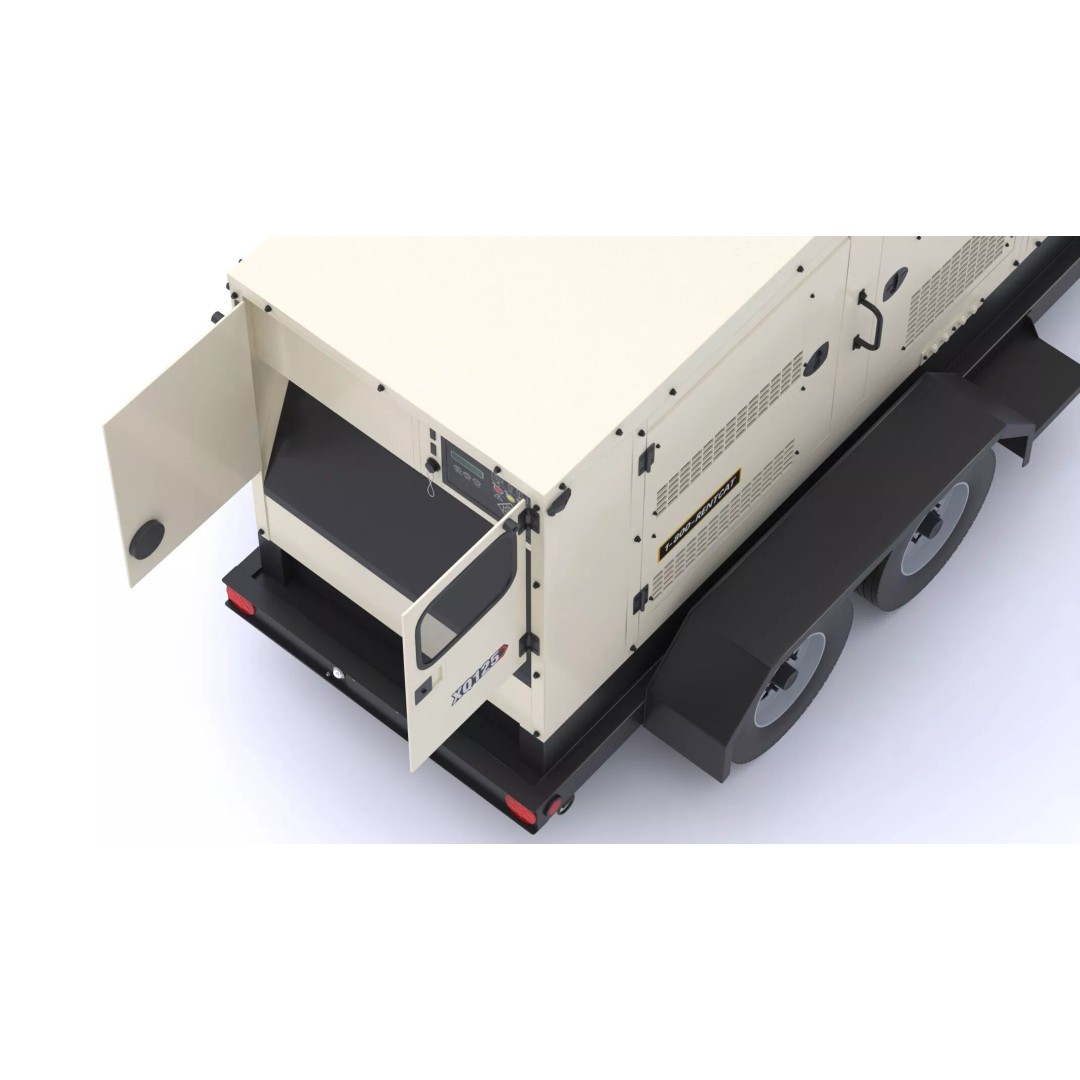CAT Mobile Generator Sets XQ125 3D Model – High-Poly PBR Asset, FBX/OBJ
