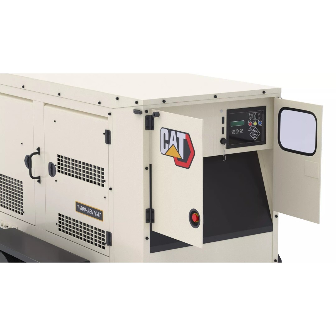 CAT Mobile Generator Sets XQ125 3D Model – High-Poly PBR Asset, FBX/OBJ - View 19
