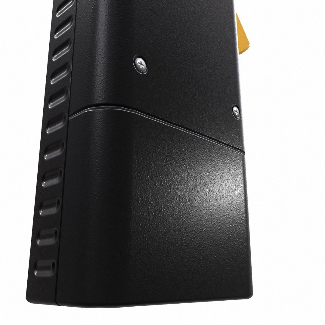 Digital AC Clamp Meter 3D Model – Low Poly PBR Asset, FBX, OBJ - View 12
