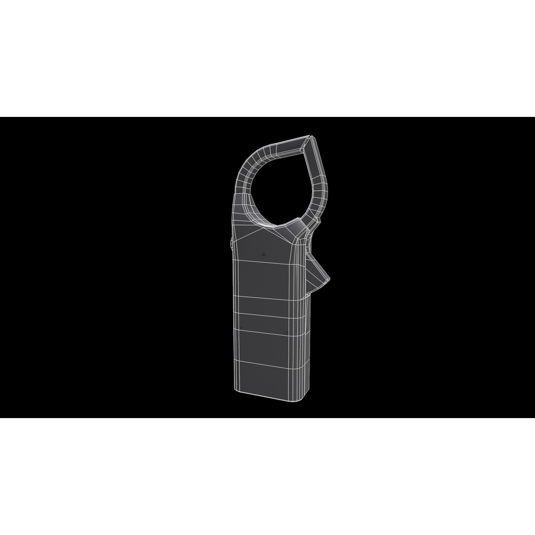 Digital AC Clamp Meter 3D Model – Low Poly PBR Asset, FBX, OBJ - View 28