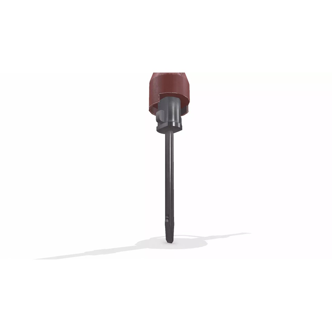 Old Jackhammer 3D Model – Low Poly PBR Game Asset, FBX, OBJ - View 19