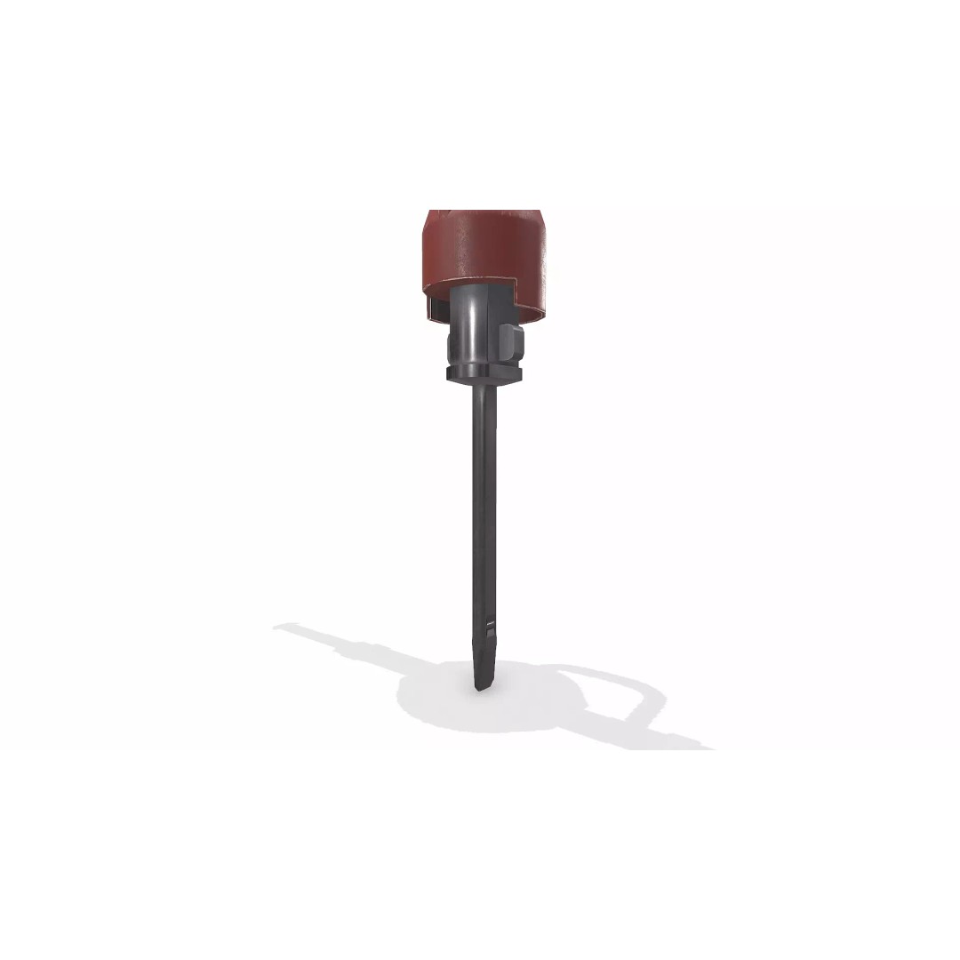 Old Jackhammer 3D Model – Low Poly PBR Game Asset, FBX, OBJ - View 20
