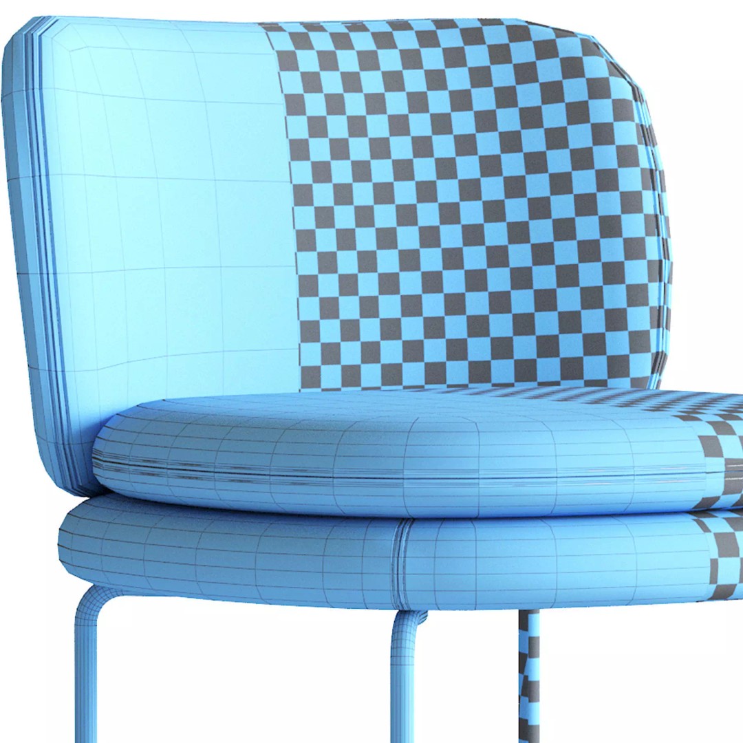La Cividina Soava 3D Model – Modern Armchair, PBR Textures, FBX - View 10