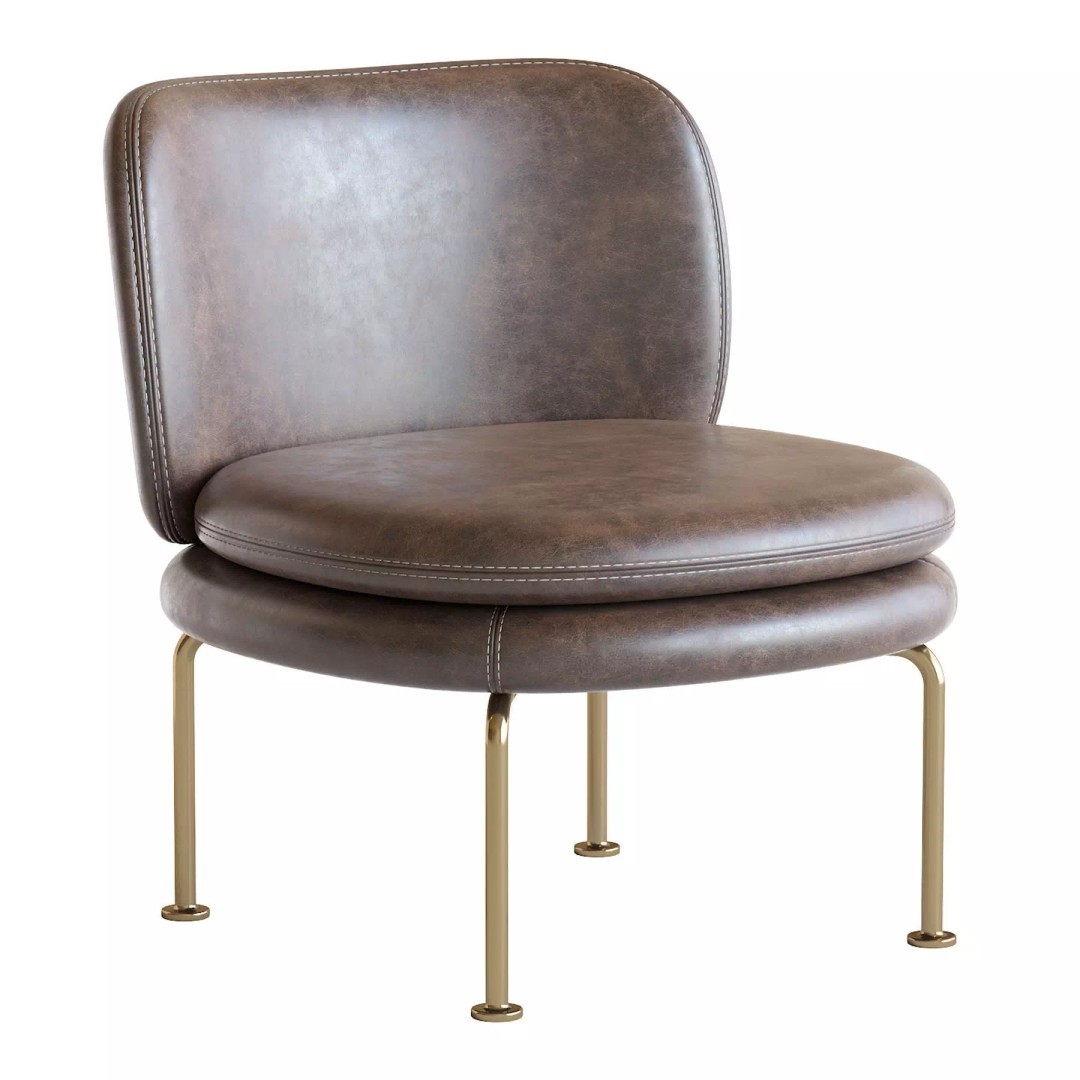 La Cividina Soava 3D Model – Modern Armchair, PBR Textures, FBX - View 2
