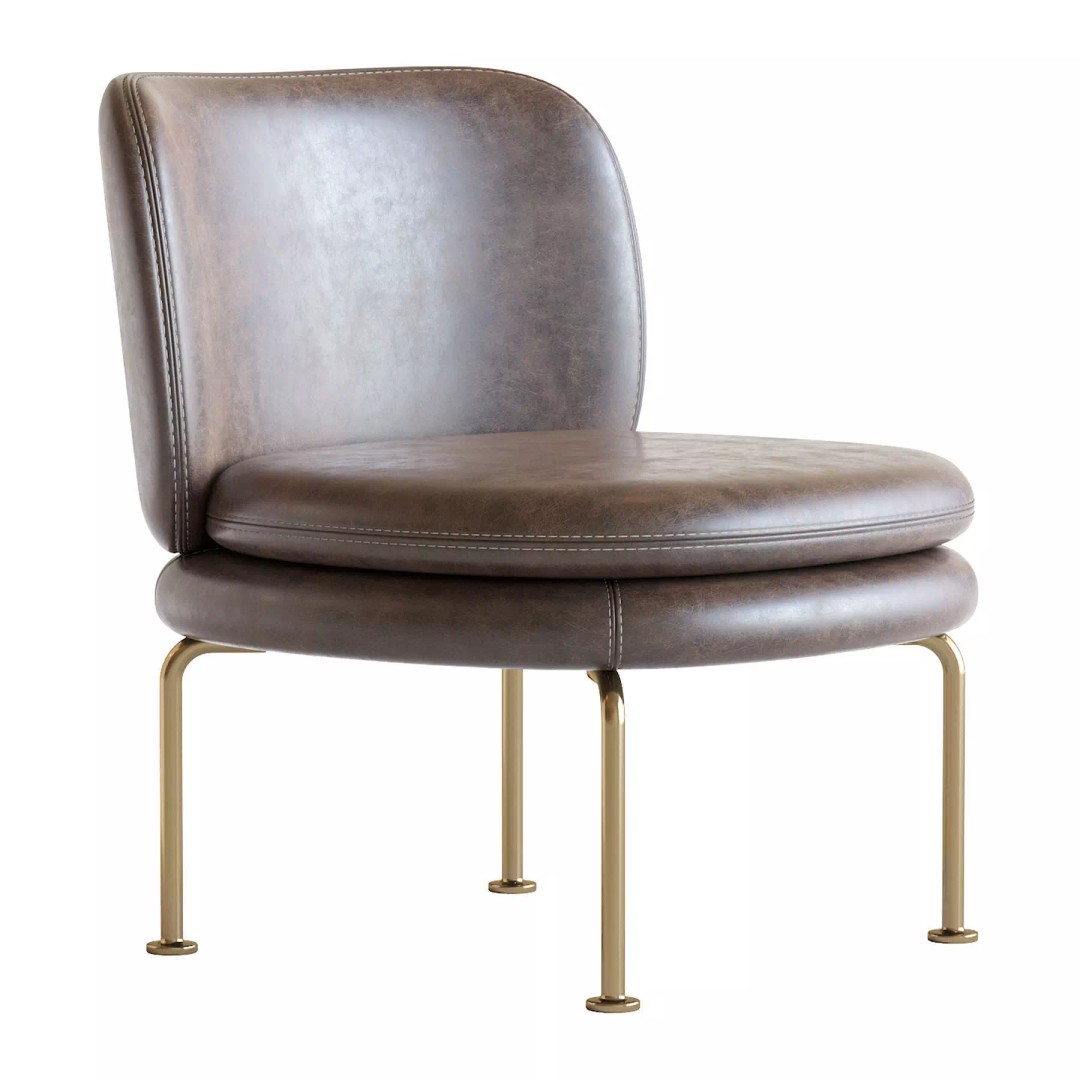 La Cividina Soava 3D Model – Modern Armchair, PBR Textures, FBX - View 5