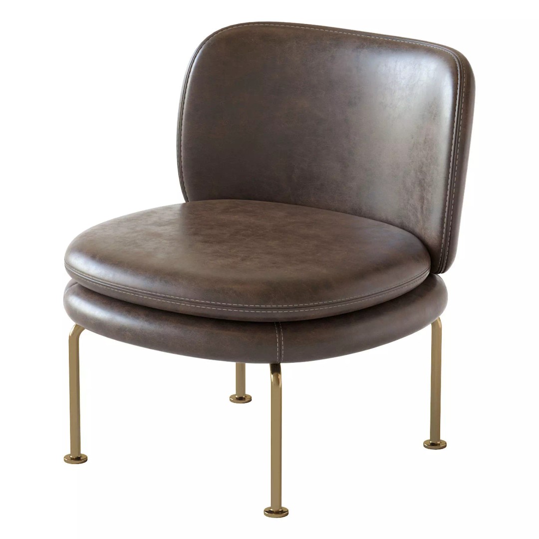La Cividina Soava 3D Model – Modern Armchair, PBR Textures, FBX - View 6