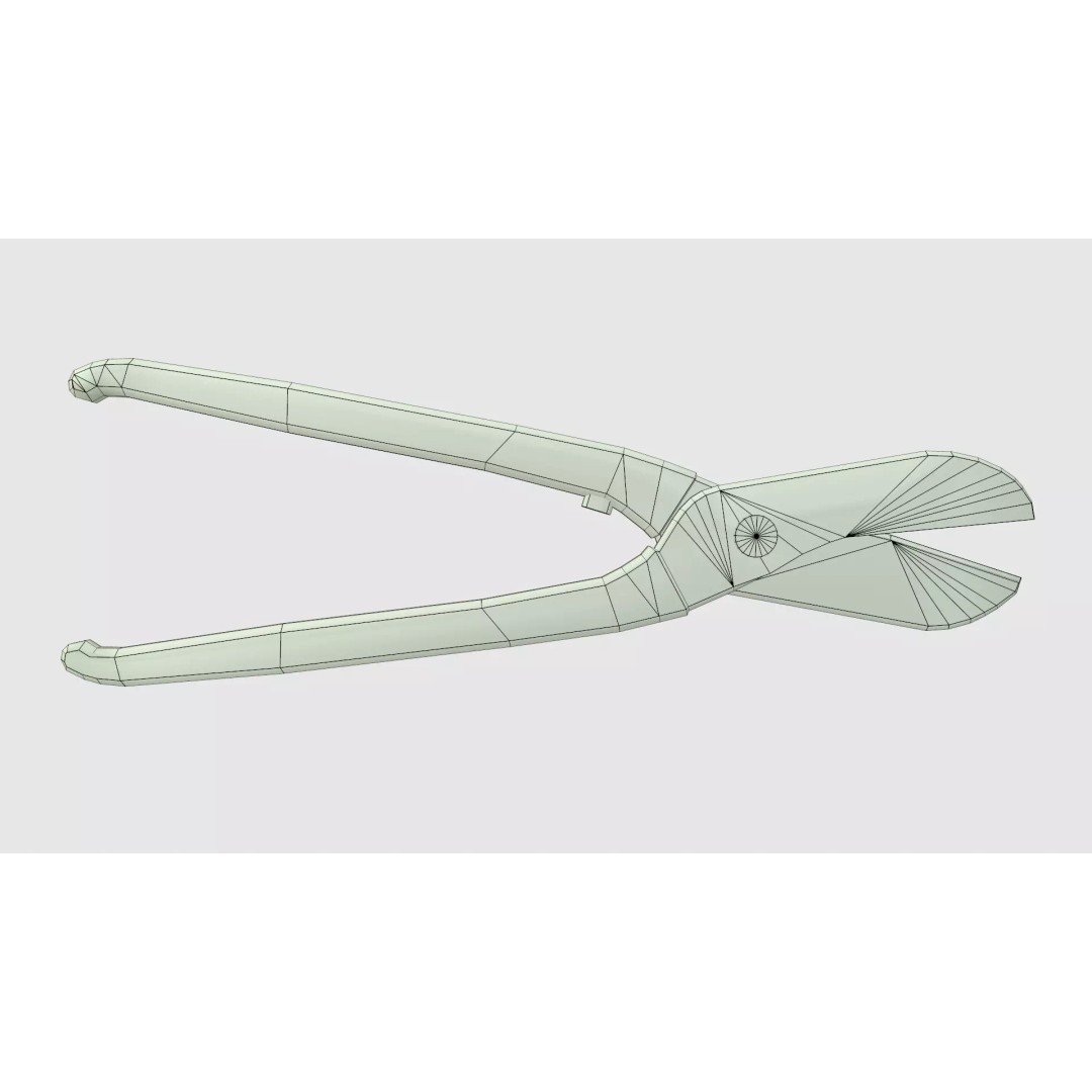 Wire Cutter 3D Model – Low Poly Game Ready PBR Asset, FBX