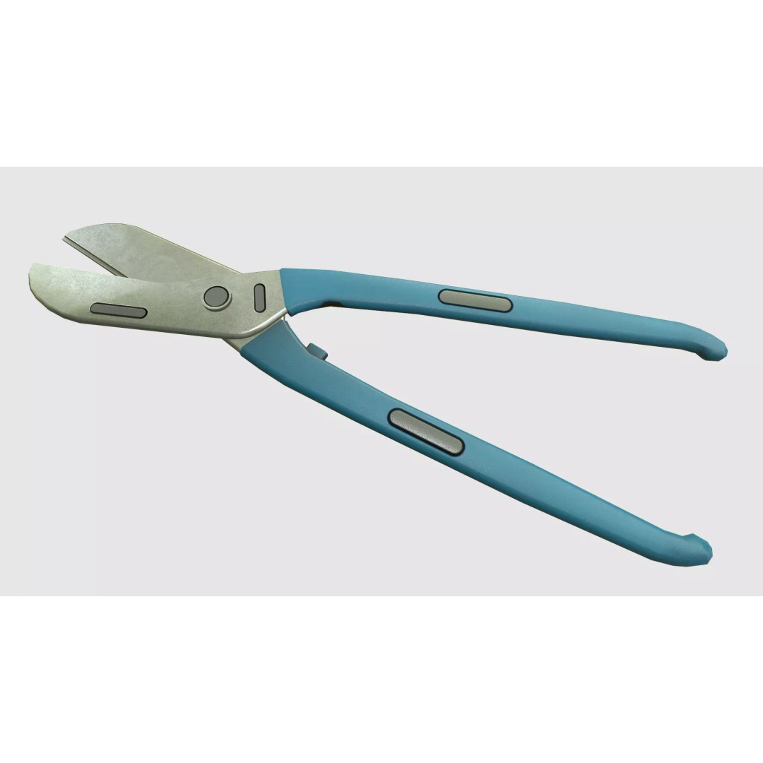 Wire Cutter 3D Model – Low Poly Game Ready PBR Asset, FBX - View 10