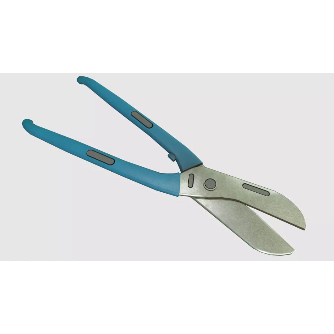 Wire Cutter 3D Model – Low Poly Game Ready PBR Asset, FBX - View 12
