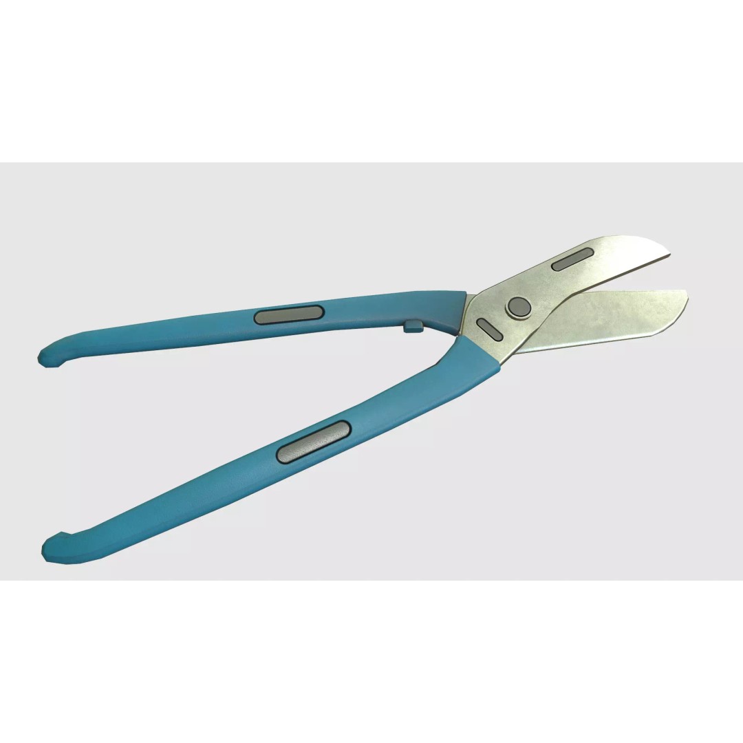 Wire Cutter 3D Model – Low Poly Game Ready PBR Asset, FBX - View 13