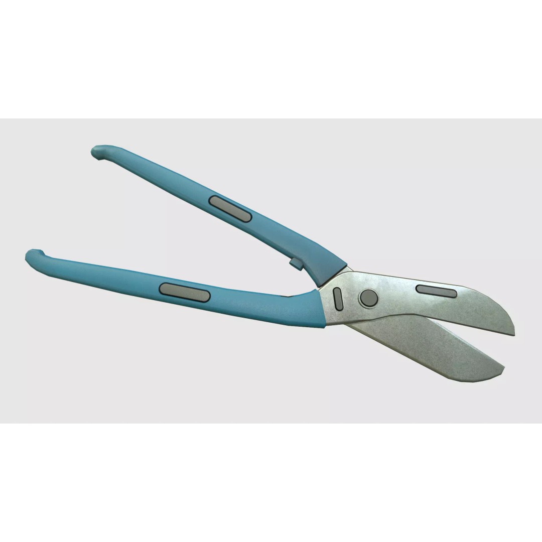 Wire Cutter 3D Model – Low Poly Game Ready PBR Asset, FBX - View 15