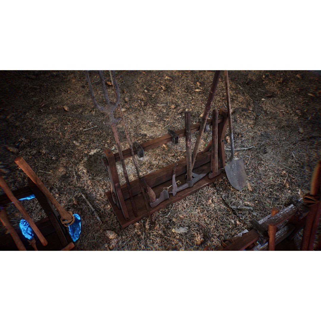 Ultimate Survival Tools 3D Model – Low Poly Prop Pack, PBR Textures - View 10