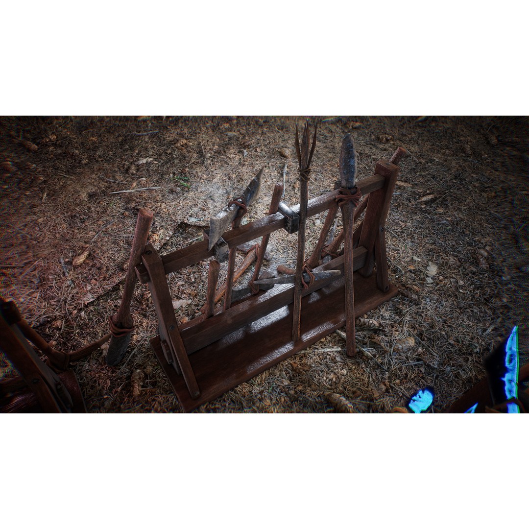 Ultimate Survival Tools 3D Model – Low Poly Prop Pack, PBR Textures - View 7