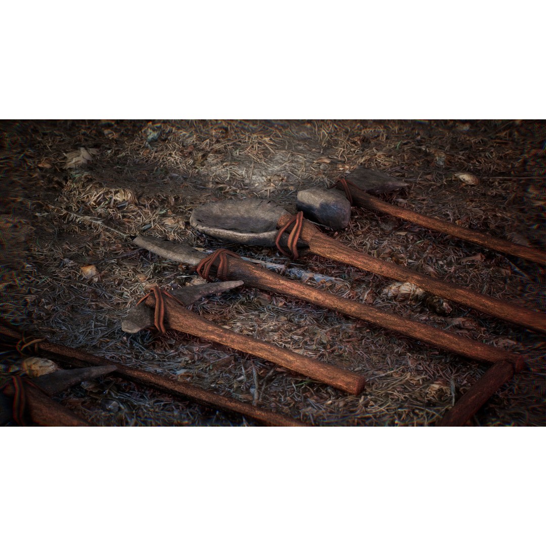 Ultimate Survival Tools 3D Model – Low Poly Prop Pack, PBR Textures - View 8
