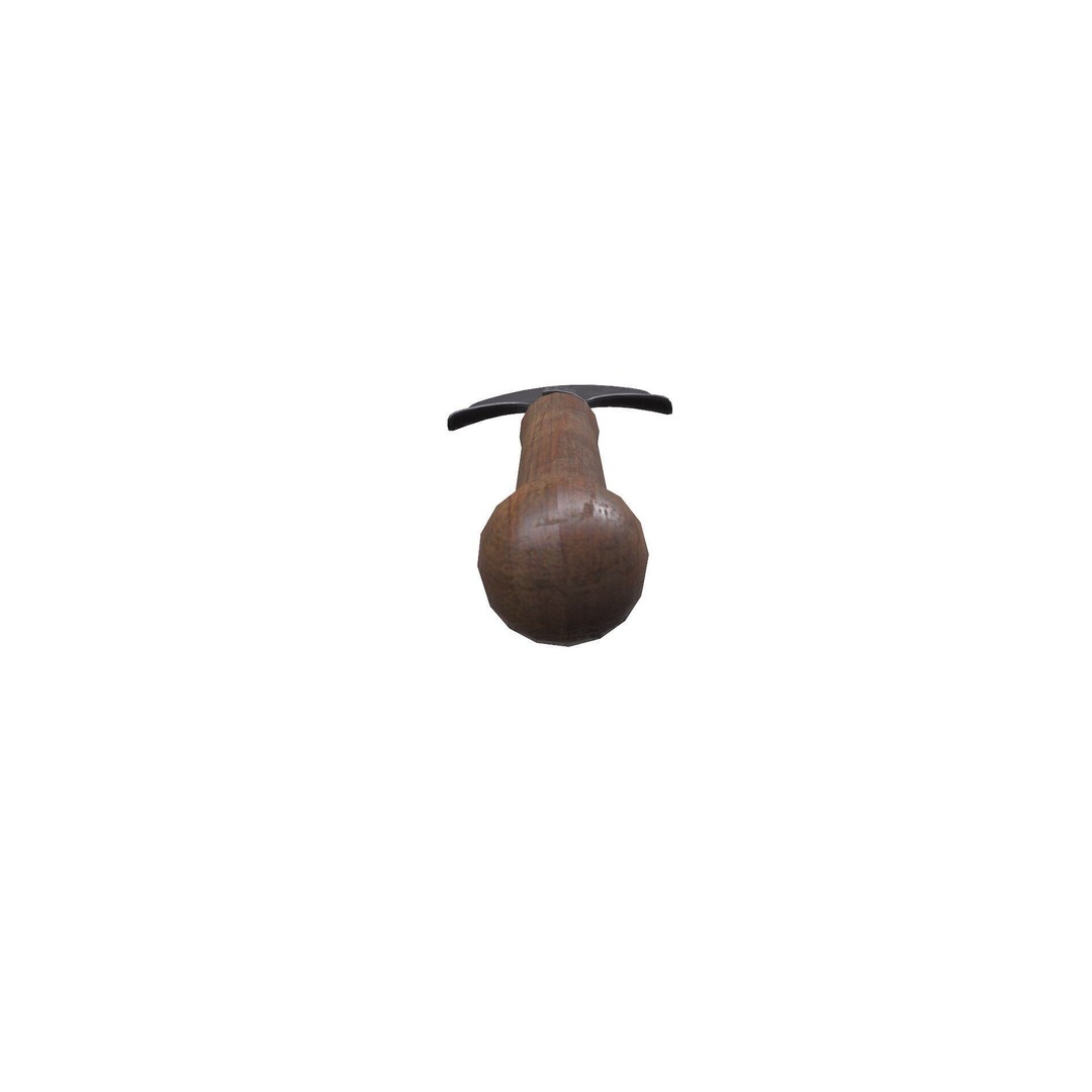 World War 1 Shovel 3D Model – Low Poly PBR Game Asset, FBX, OBJ - View 16