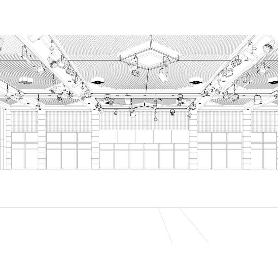 Fair Exhibition Hall 3D Model – Architectural Showroom, Cinema4D R25 - View 19