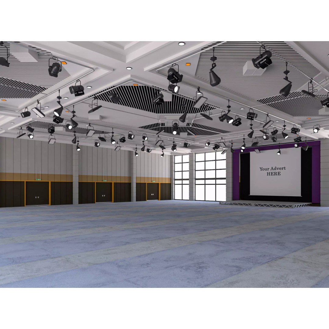 Fair Exhibition Hall 3D Model – Architectural Showroom, Cinema4D R25 - View 2
