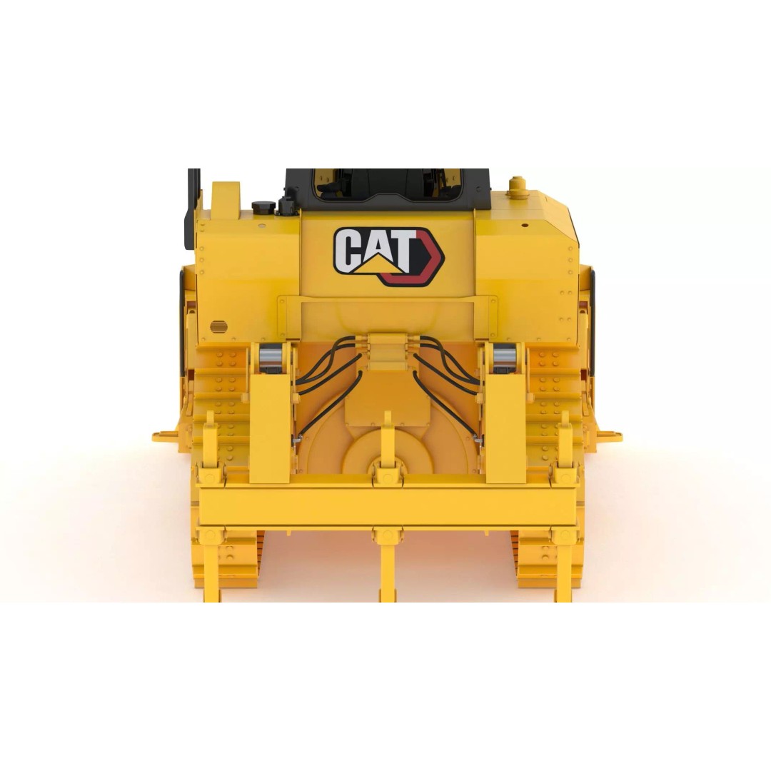 Caterpillar D7 Dozer 3D Model – High Poly Game Asset, FBX, OBJ - View 13