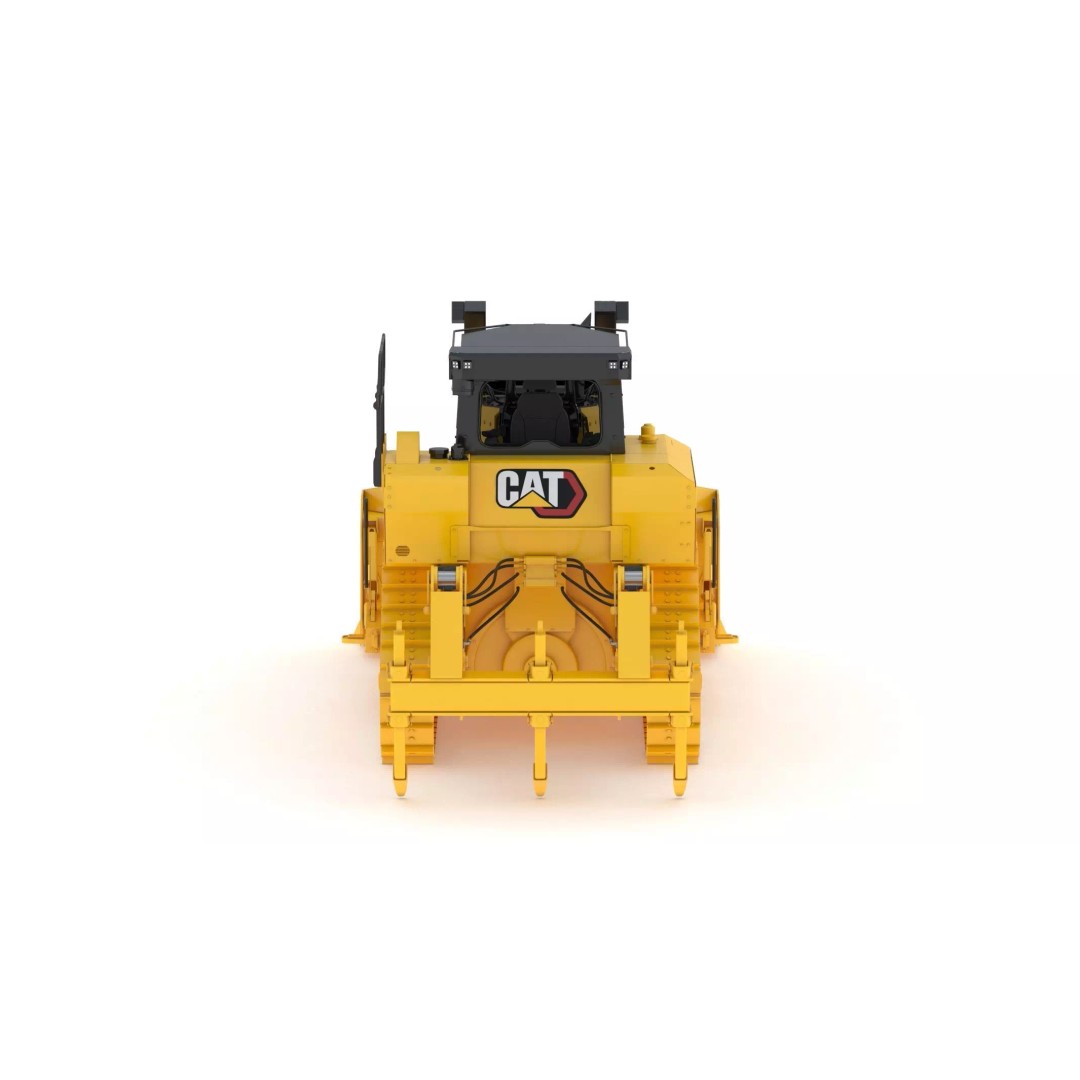 Caterpillar D7 Dozer 3D Model – High Poly Game Asset, FBX, OBJ - View 3