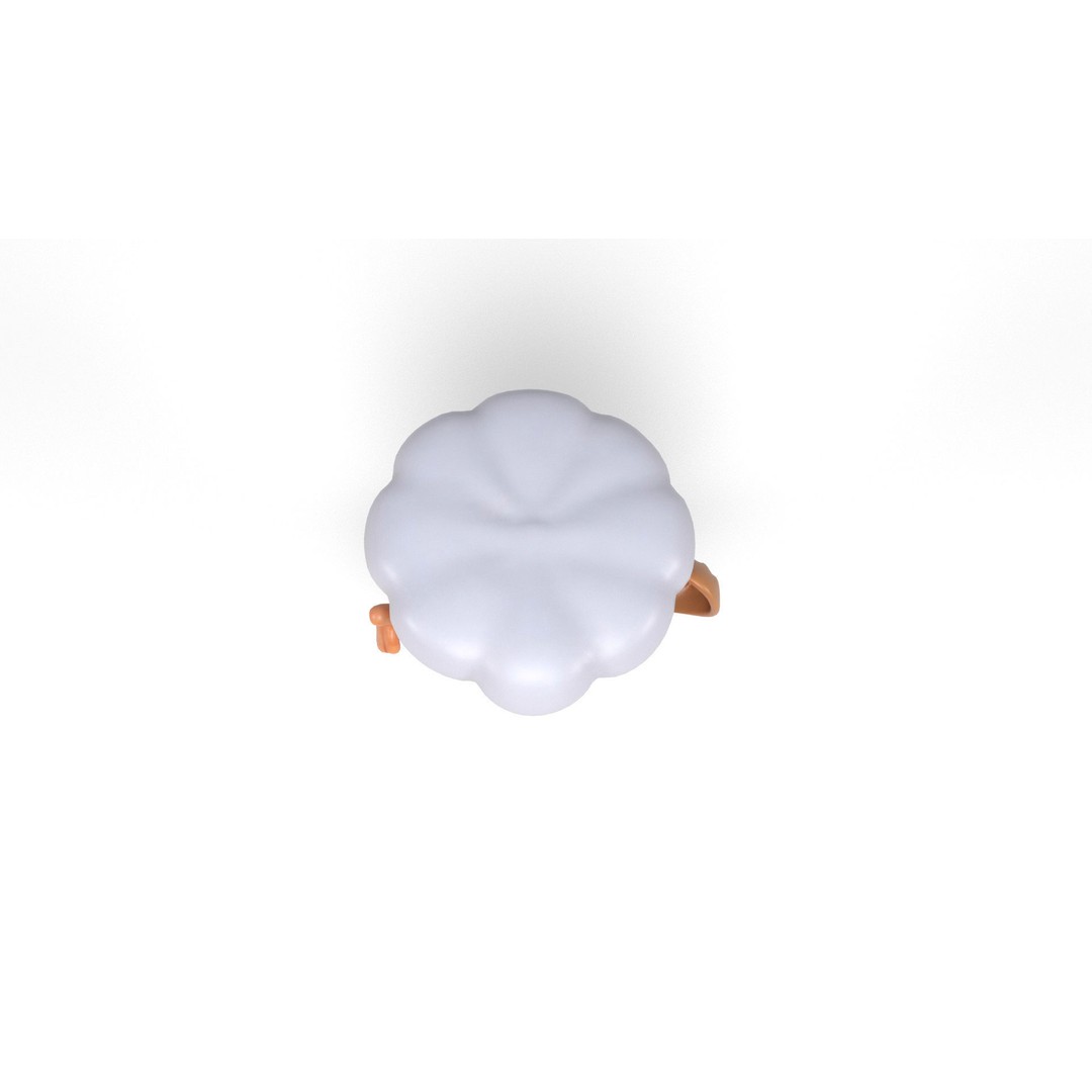 Chef 3D Model – Low Poly Cartoon Character, FBX, OBJ, Blender - View 8