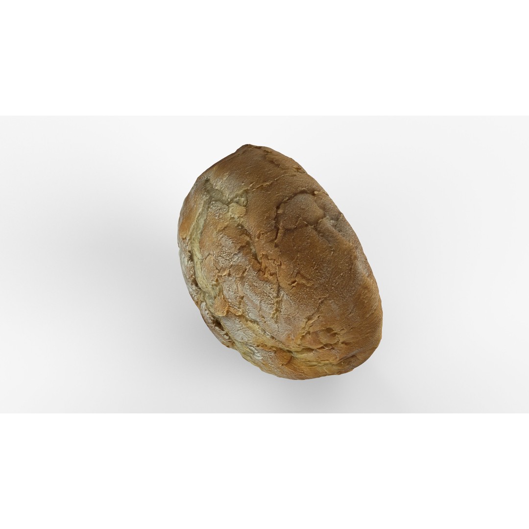 Photorealistic Bread 3D Model – Low Poly Game Asset, FBX & Blender - View 11