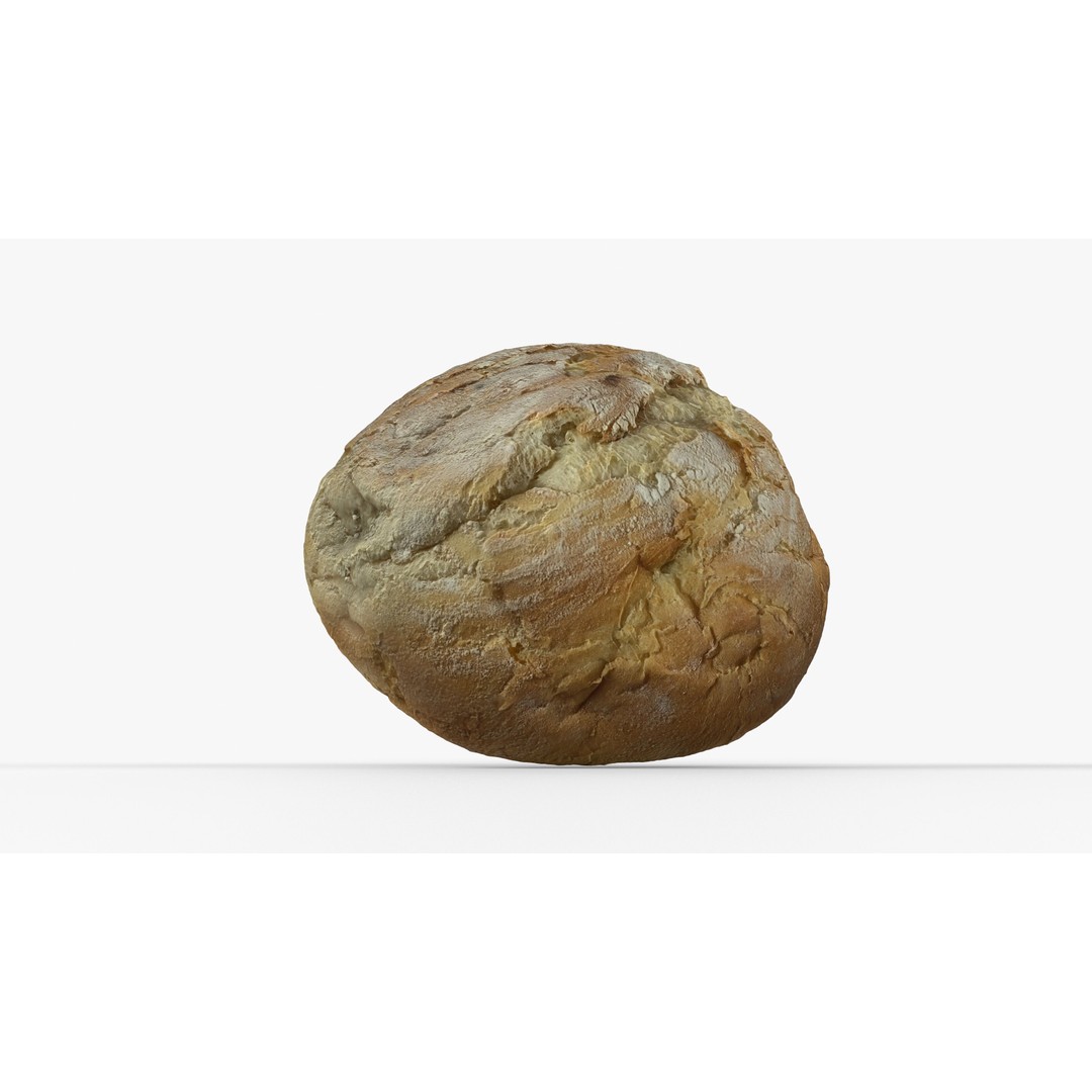 Photorealistic Bread 3D Model – Low Poly Game Asset, FBX & Blender - View 13