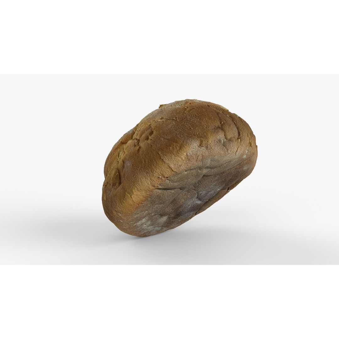 Photorealistic Bread 3D Model – Low Poly Game Asset, FBX & Blender - View 14