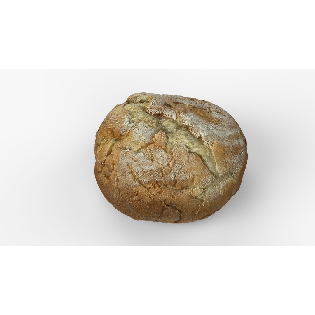 Photorealistic Bread 3D Model – Low Poly Game Asset, FBX & Blender - View 15