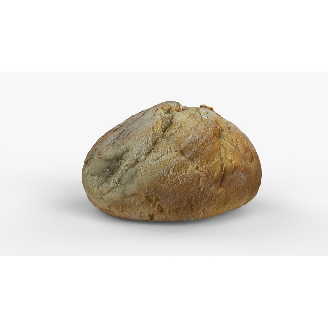 Photorealistic Bread 3D Model – Low Poly Game Asset, FBX & Blender - View 16