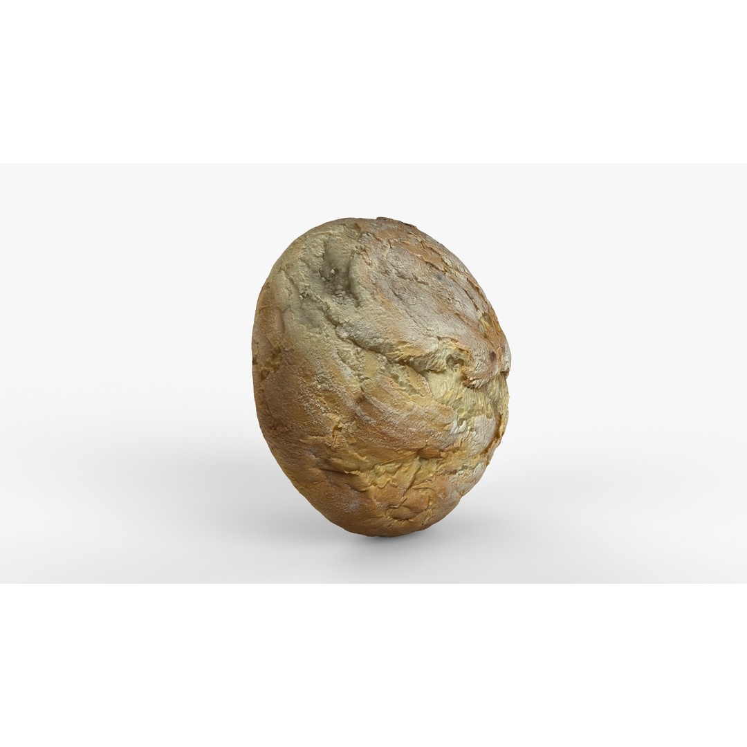 Photorealistic Bread 3D Model – Low Poly Game Asset, FBX & Blender - View 3