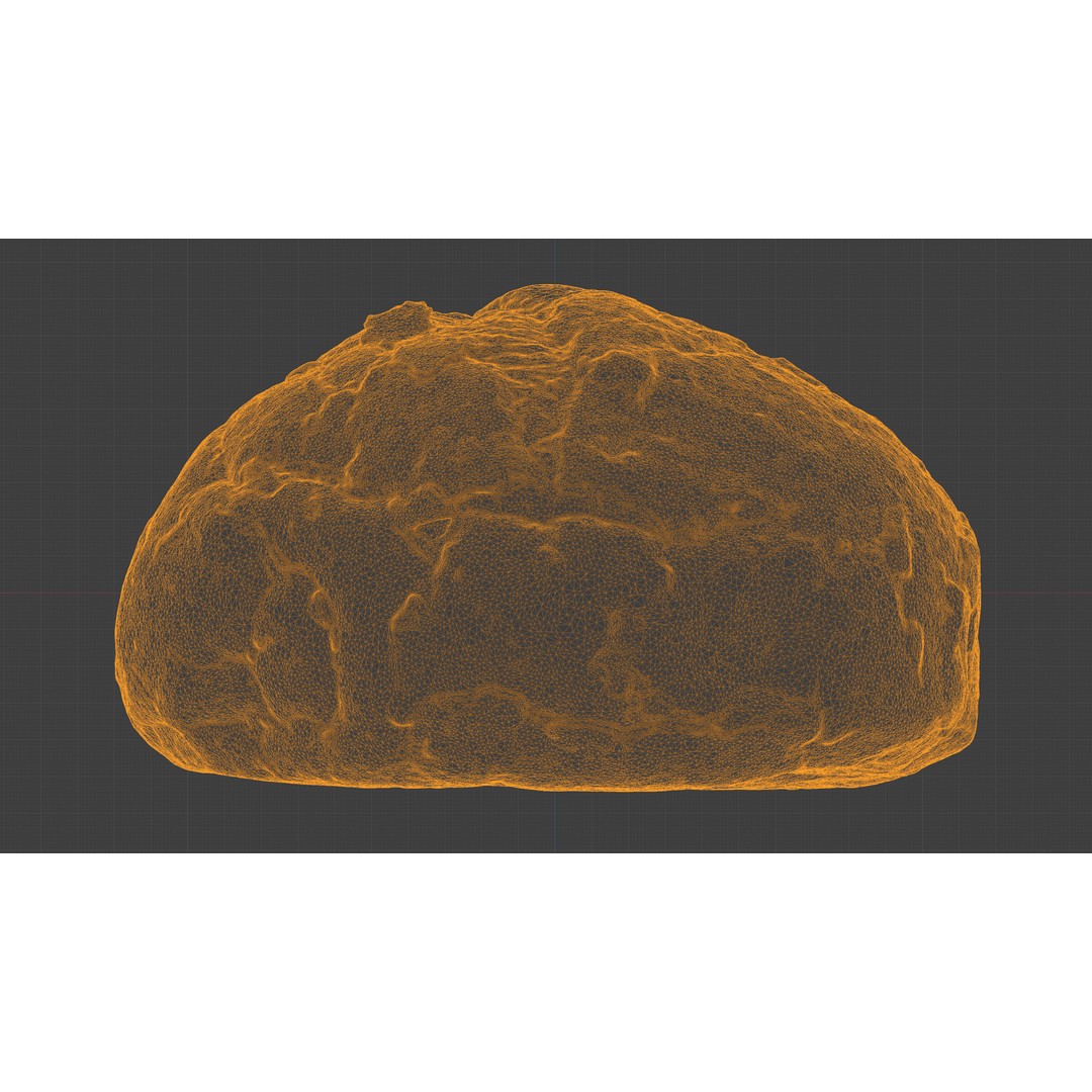 Photorealistic Bread 3D Model – Low Poly Game Asset, FBX & Blender - View 33