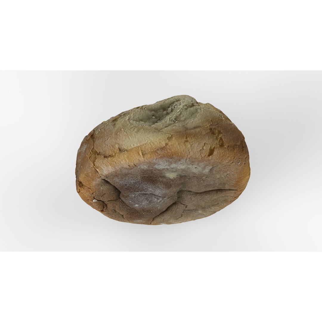Photorealistic Bread 3D Model – Low Poly Game Asset, FBX & Blender - View 7